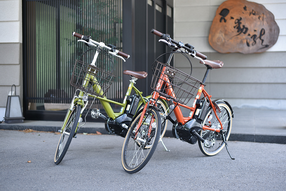 電動付き自転車で鬼怒川の街めぐり